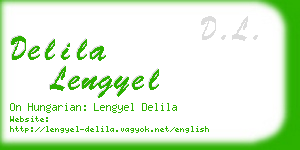 delila lengyel business card